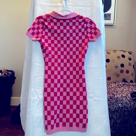 Collar Mini Sweater Dress - Picture 4 of 5